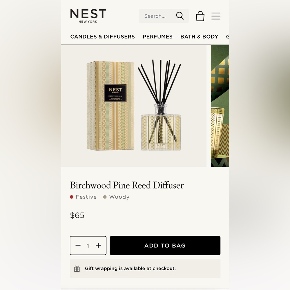 Birchwood Pine Reed Diffusers NWT - Picture 2 of 3